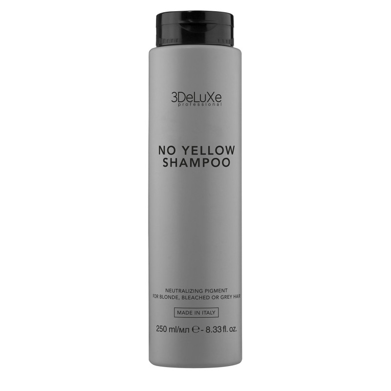 Shampoo No Yellow for blond or highlighted hair 3Deluxe 250ML