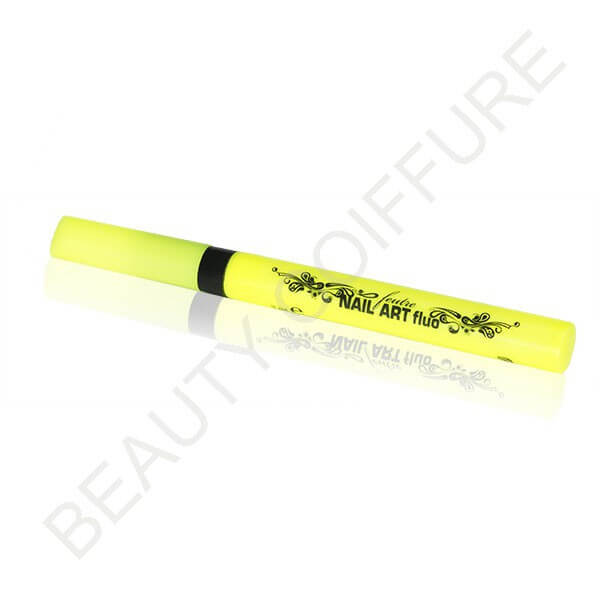 Stylo Nail Art jaune Fluo