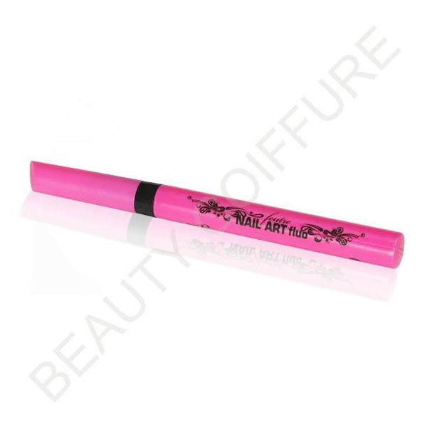 Pen Nail art Rose fluo Pen Nail art Rose fluo