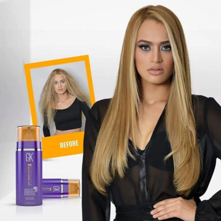 Creme sem enxágue Bombshell GK Hair 100ML.