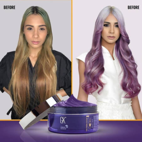 Máscara Bombshell repigmentante Lavender GK Hair 200g