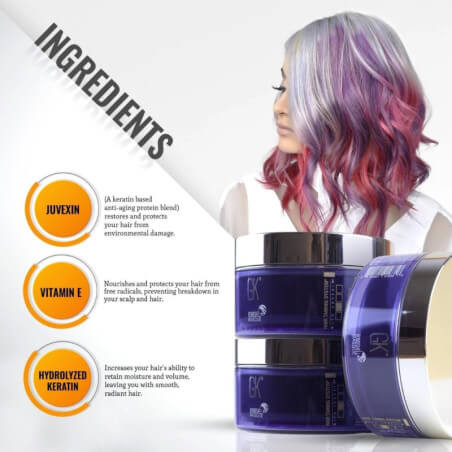 Máscara Bombshell repigmentante Red Red GK Hair 200g