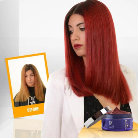 Máscara Bombshell repigmentante Red Red GK Hair 200g