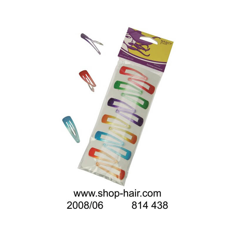 Pinze per capelli colorate Clip X 12