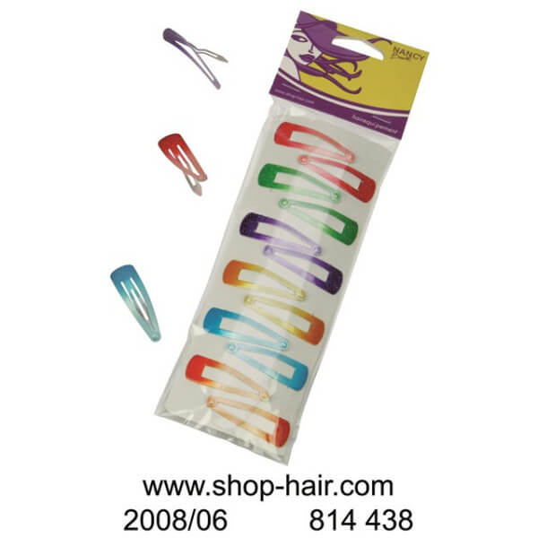 Gekleurde Haarklemmen Clips X 12 Gekleurde Haarklemmen Clips X 12