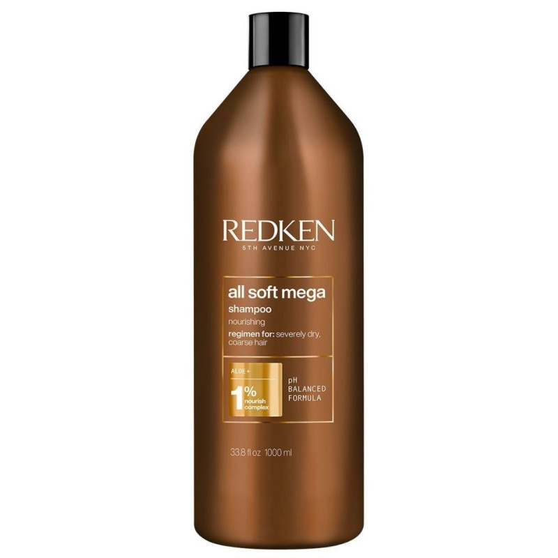 Shampooing ultra nourrissant cheveux très secs All Soft Mega Redken 300ML