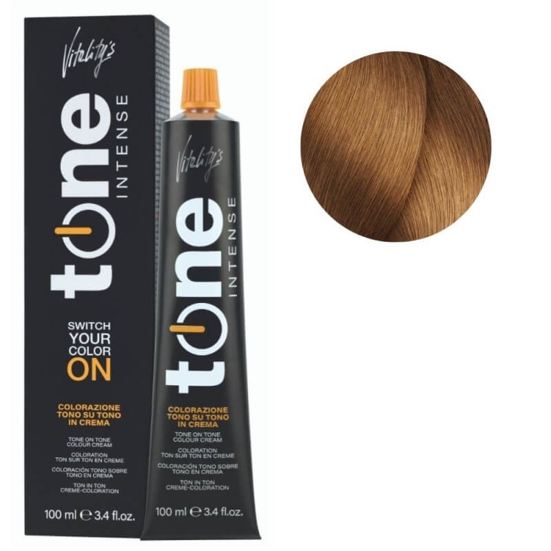 Kleuring Toon Intense 8/34 Licht Goudkoper Blond Vitality's 100ML