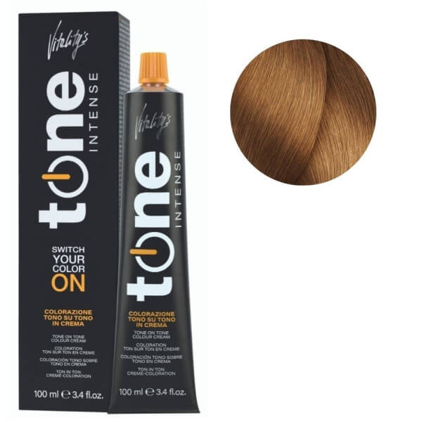 Kleuring Toon Intense 8/34 Licht Goudkoper Blond Vitality's 100ML Kleuring Toon Intense 8/34 Licht Goudkoper Blond Vitality's 100ML
