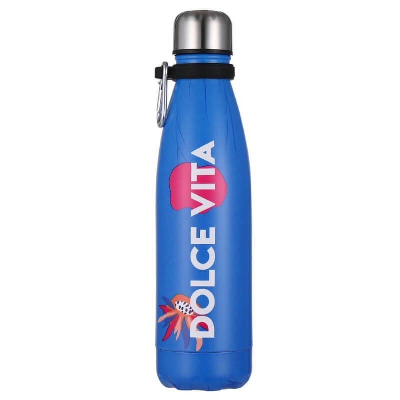 Geïsoleerde drinkfles Dolce Vita blauw Stella Green.