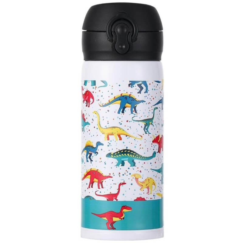 Dinosaur water bottle Stella Green