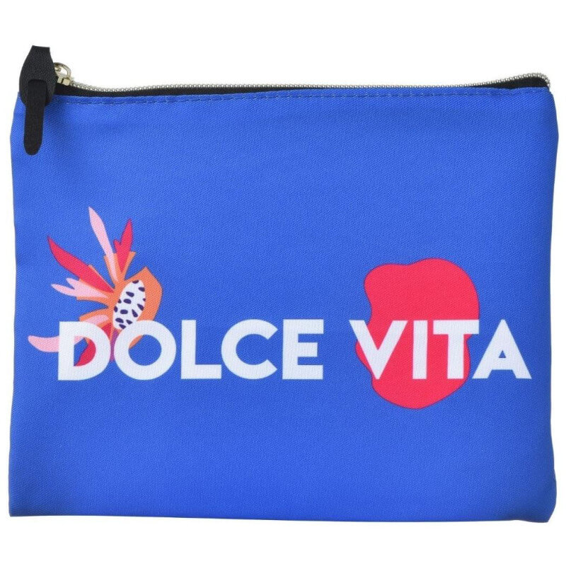 Clutch Dolce Vita blu di Stella Green.