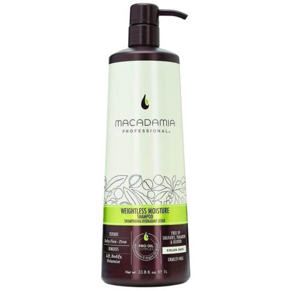 Shampoo all'olio di macadamia riparatore senza peso 1L Shampoo all'olio di macadamia riparatore senza peso 1L