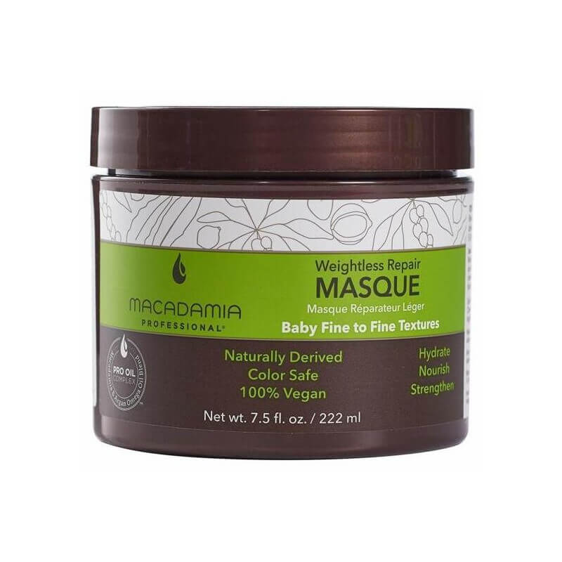 Masque revitalisant Weightless Repair Macadamia Oil 222ML