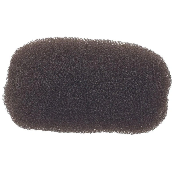Rulo de moño de nailon de 13 cm en color marrón Sibel