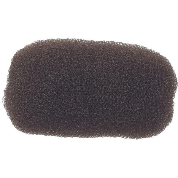 Nylon bun roller 13cm brown Sibel