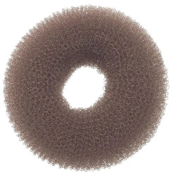 Coroas de coque de nylon lux 8cm marrom Sibel