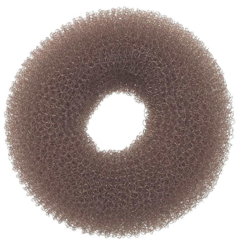 Coronas de nylon de lujo para moño de 8 cm marrón Sibel