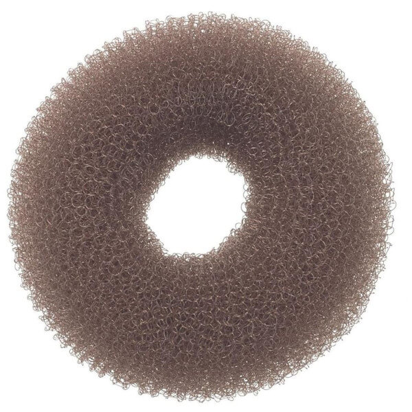 Couronnes voor chignon van luxe nylon 8cm bruin Sibel