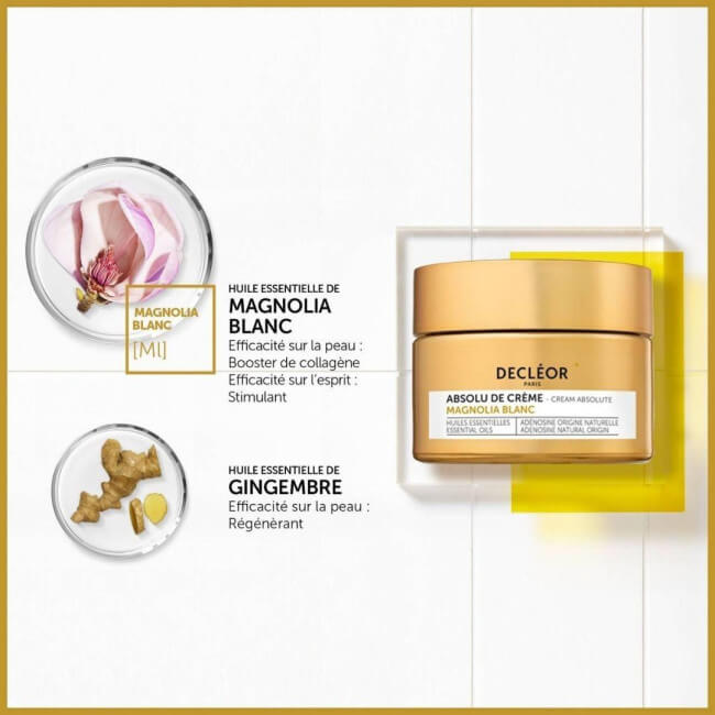 Absoluto de Creme Regeneradora Magnólia Branca Decléor 50 ml.