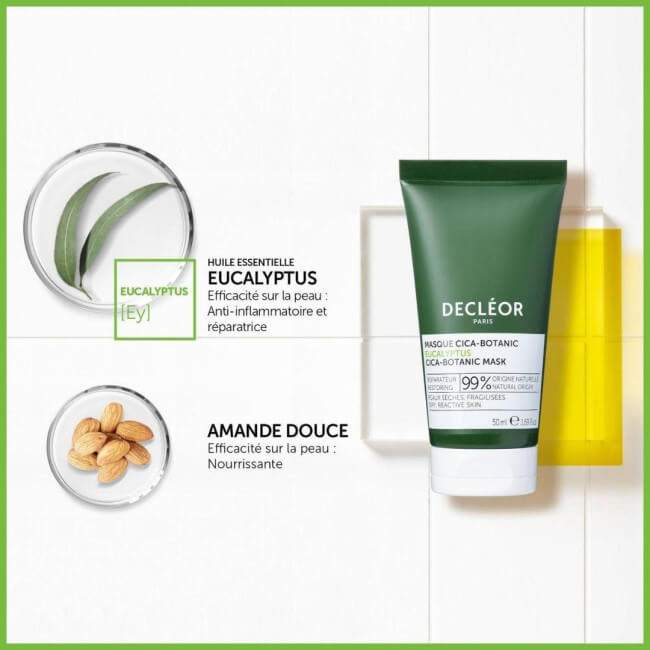 Masker Eucalyptus Cica-botanic helend Decléor 50 ml