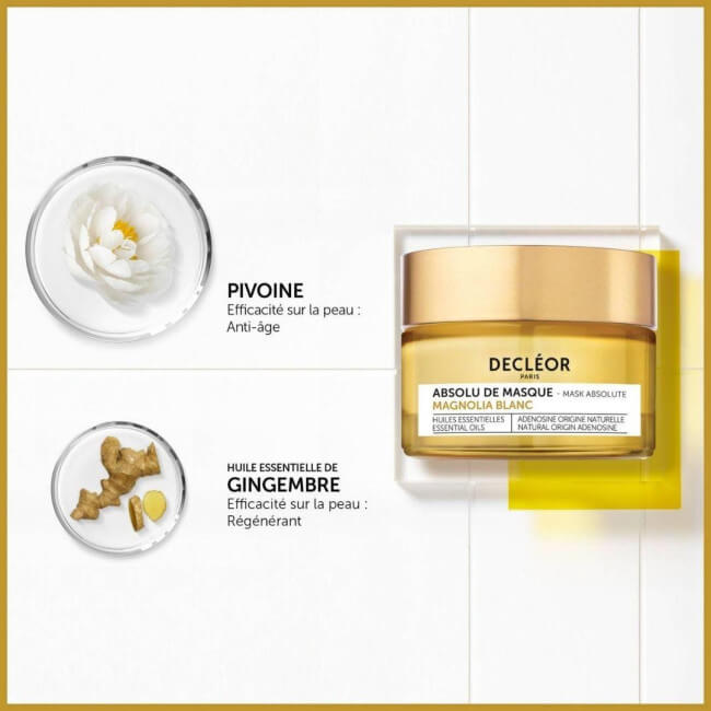 Absolu de máscara regeneradora Magnólia Branca Decléor 50ml