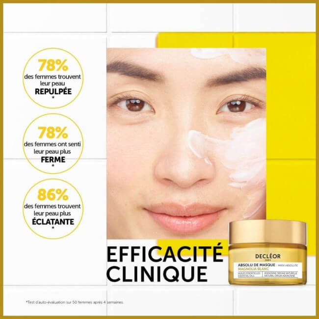 Absolu de máscara regeneradora Magnólia Branca Decléor 50ml