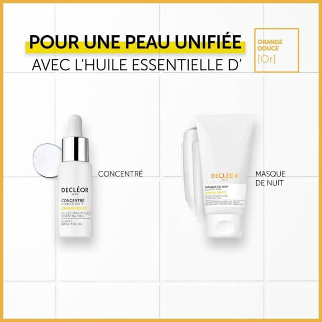 Concentrado hidratante e aperfeiçoador de pele de laranja doce Decléor 30ml