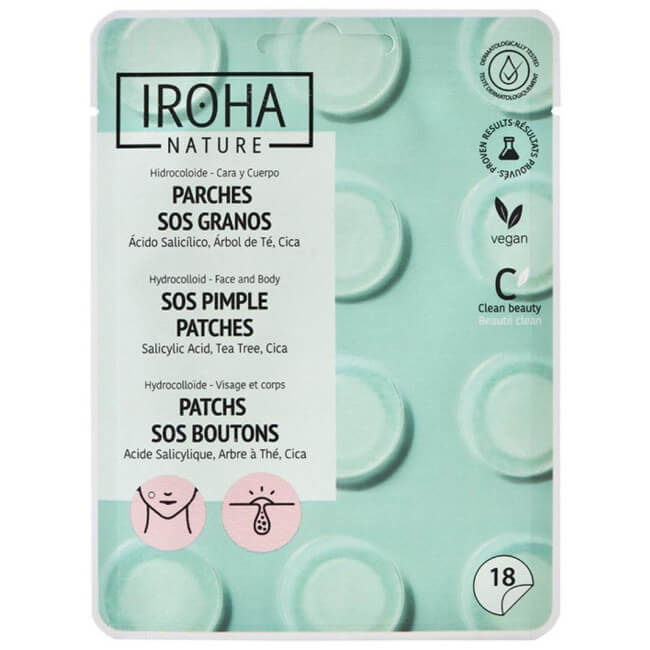 Patchs para rosto e corpo SOS Botões Iroha