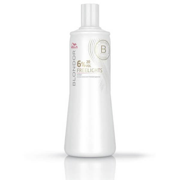 Oxydant Blondor Freelights 6% 20v 1000 ML

Das ist ein Oxidationsmittel für Blondierung in der Größe von 1000 ml mit einem Volum