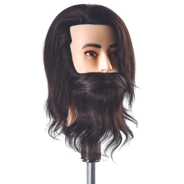 Lernkopf mit Bart & langen Haaren
