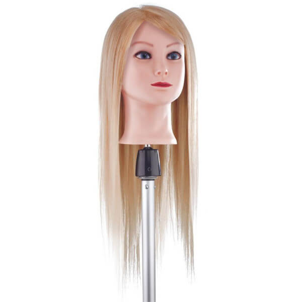 Cabeça de aprendizagem com cabelo natural, cabelo comprido de 55cm. Cabeça de aprendizagem com cabelo natural, cabelo comprido de 55cm.