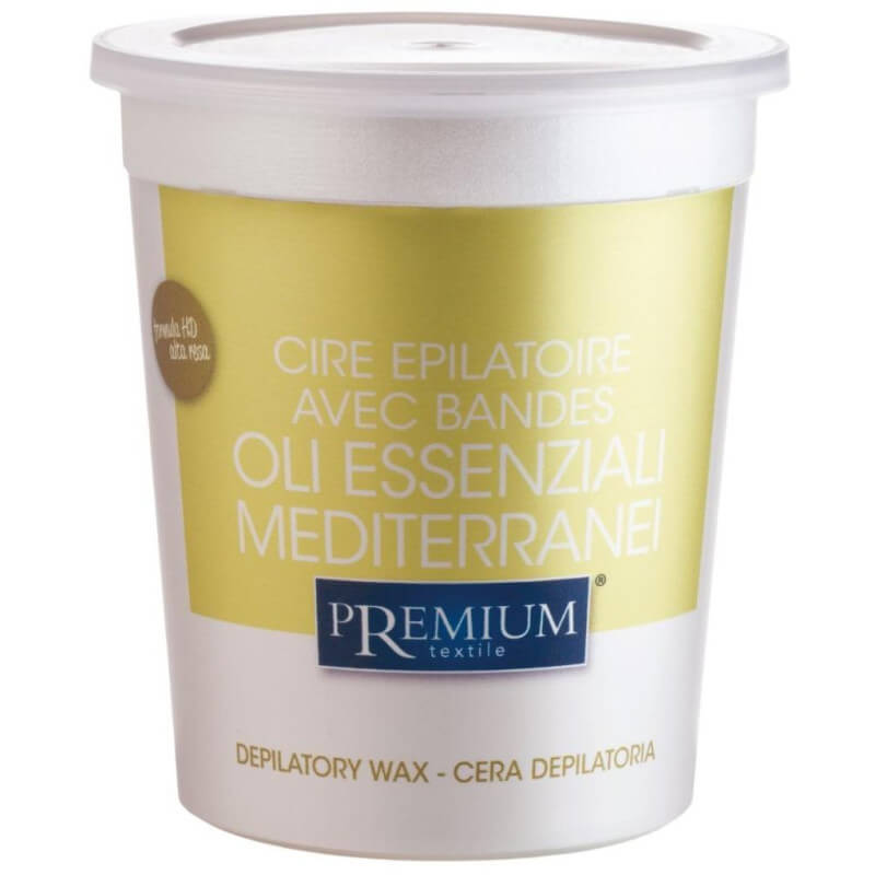 Cera de depilação lipossolúvel com óleos essenciais 700ML.