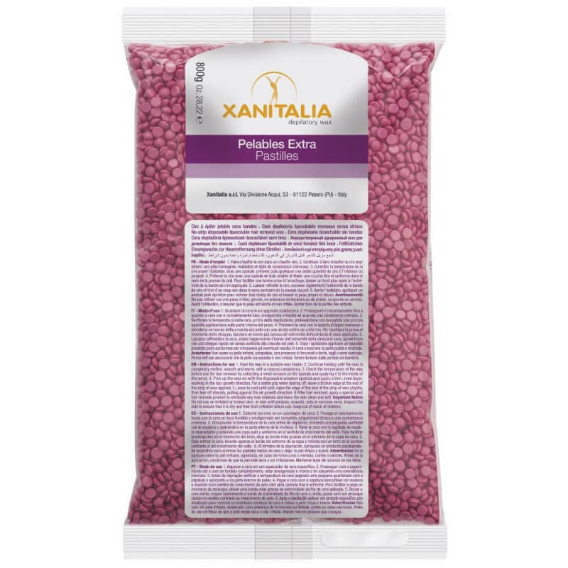 Braziliaanse wax zonder strip, roze crème Extra 800ML