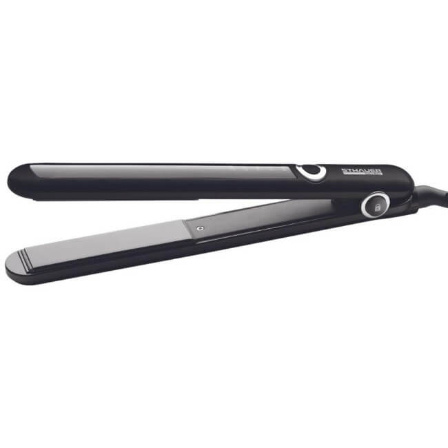 Antigua black matte hair straightener by Sthauer.