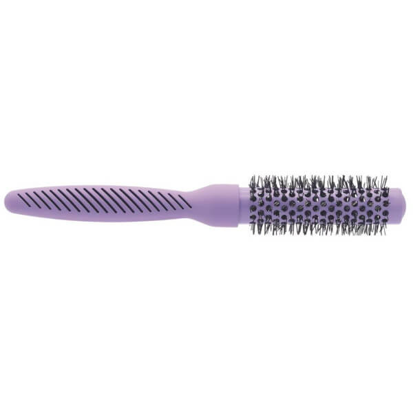 Thermische borstel in pastelviolette ionische kleur met een diameter van 25 mm. Thermische borstel in pastelviolette ionische kleur met een diameter van 25 mm.