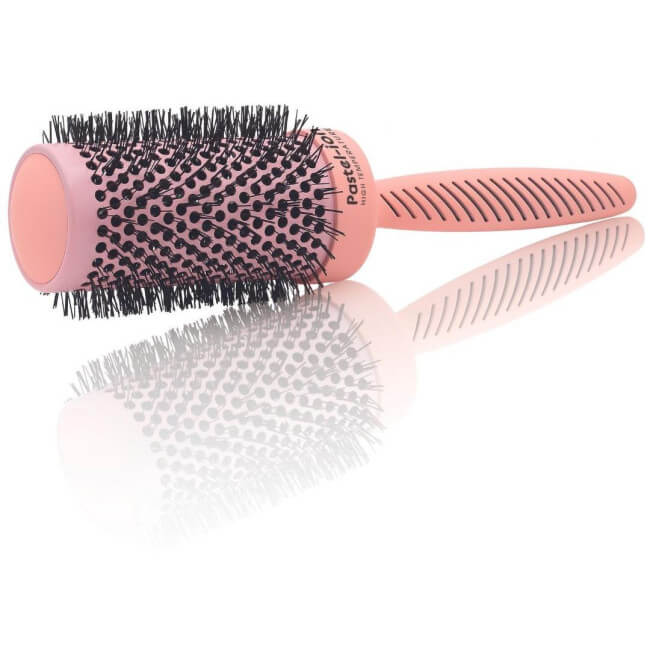 Brosse thermique pastel-ion rose orangé ø53mm