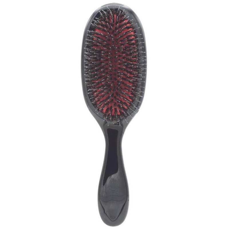 Escova para extensões, cerdas pretas mistas. Escova para extensões, cerdas pretas mistas.