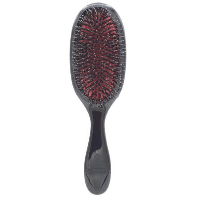 Escova para extensões, cerdas pretas mistas. Escova para extensões, cerdas pretas mistas.