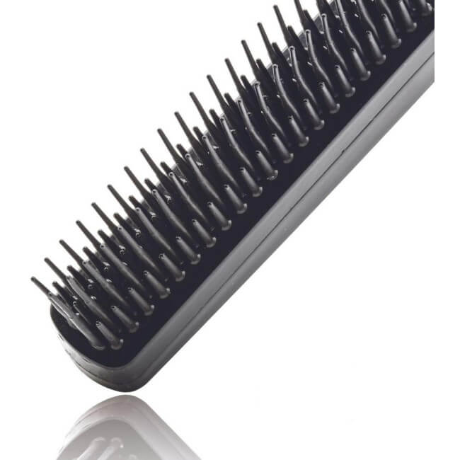 Hair extensions brush with nylon bristles