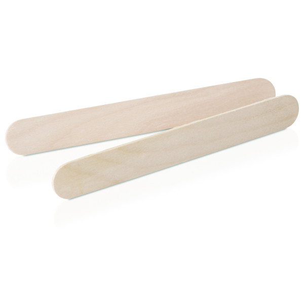 100 wooden spatulas for wax 15cm
