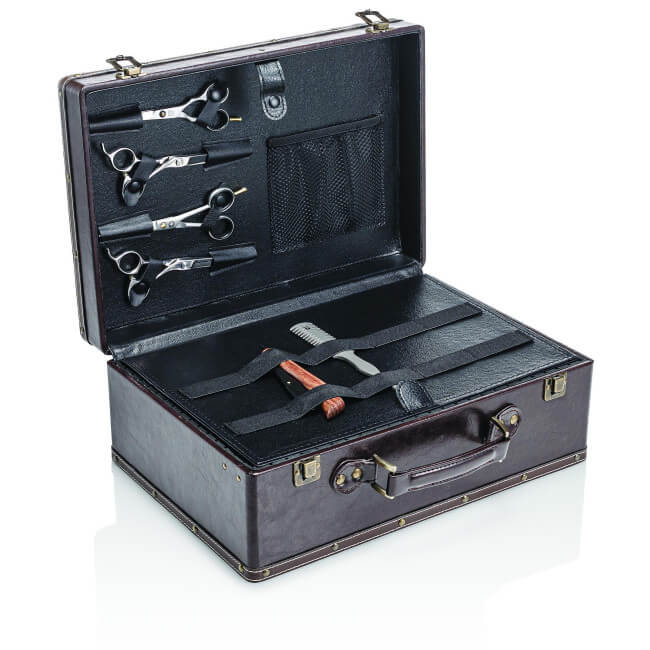 Bagage van de erfgoedbarbier Bagage van de erfgoedbarbier