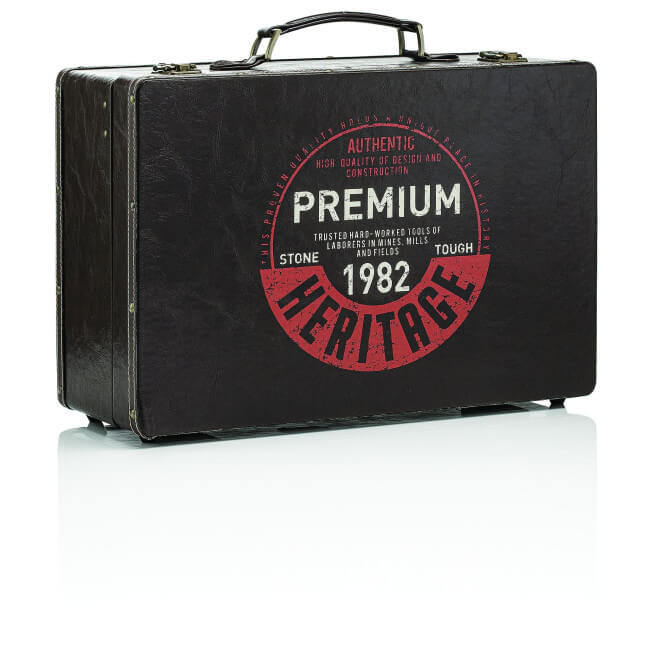 Bagage van de erfgoedbarbier Bagage van de erfgoedbarbier