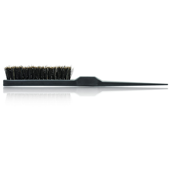 Natural bristle hair extensions brush.