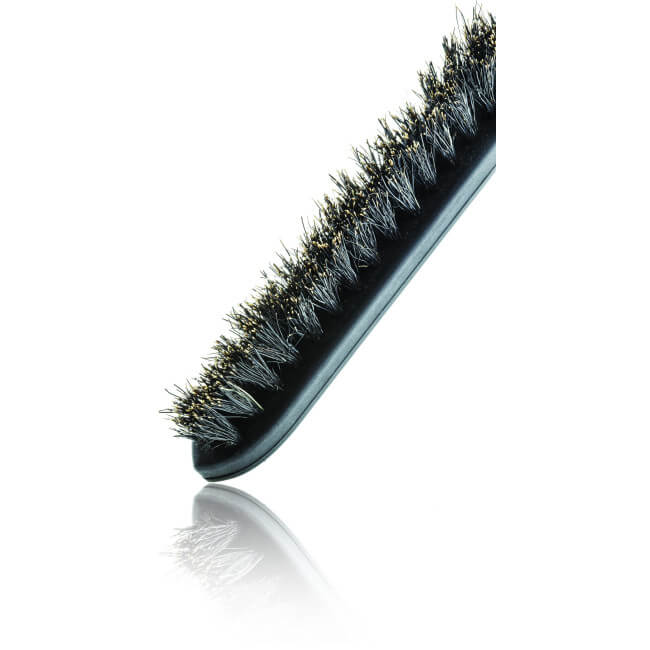 Natural bristle hair extensions brush.