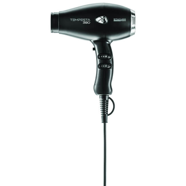 Secador de cabello Tempesta 380 negro de Sthauer.