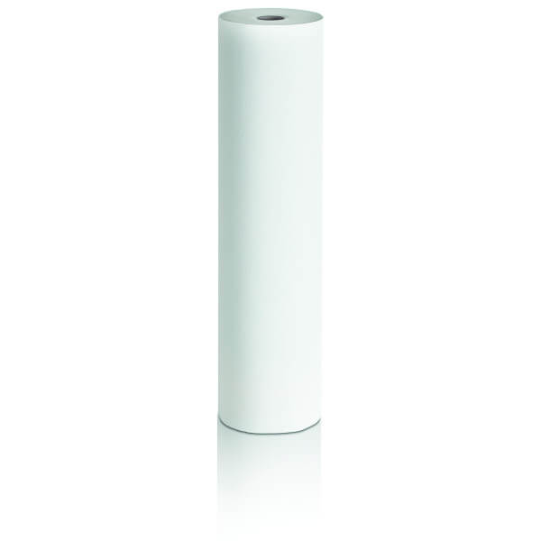Rolo de papel de cama duplo em celulose pré-cortado 35/60cm. Rolo de papel de cama duplo em celulose pré-cortado 35/60cm.