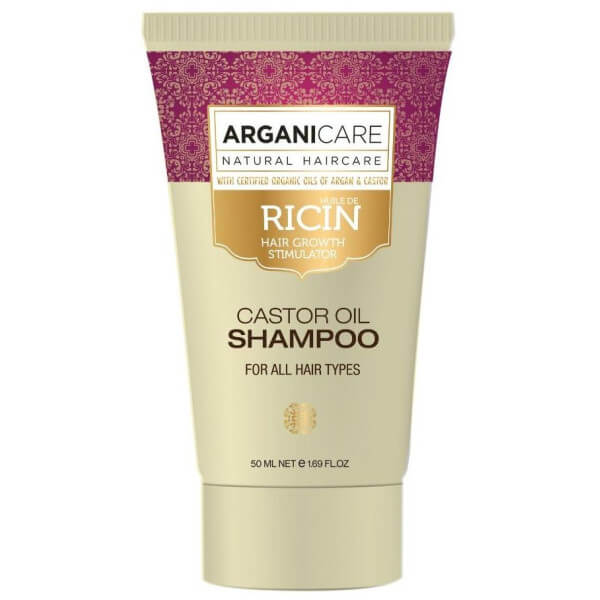 Champú acelerador del crecimiento del cabello Ricino Arganicare 50ml