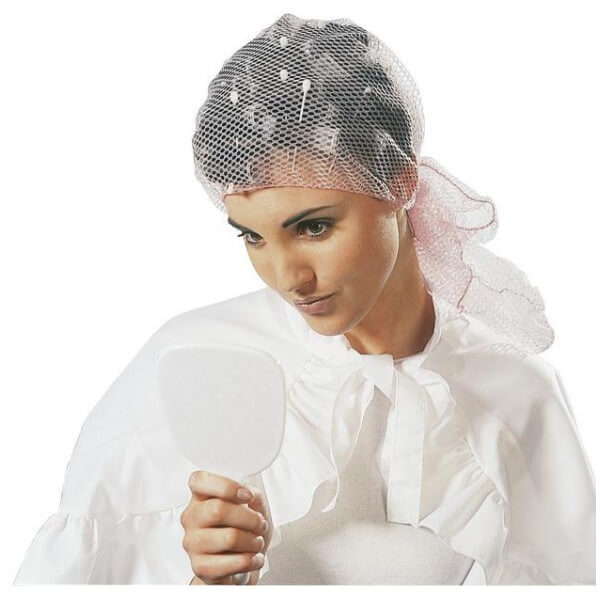 Blue Medium Veil Set Hairstyle