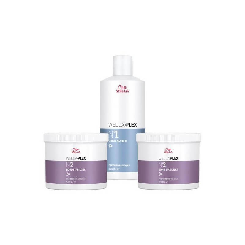 Kit Wellaplex Grande N°1 + N°2 3x500ML