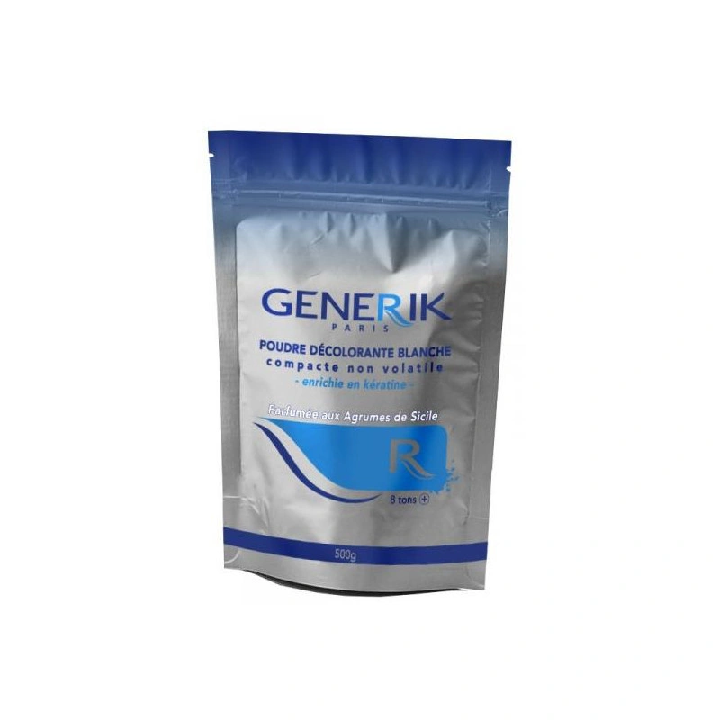 Decolorante en polvo con queratina Générik 500 gramos.